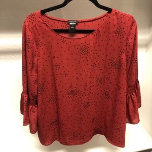 Ann Taylor Red Blouse